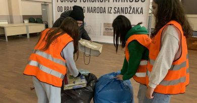 U Domu omladine počelo prikupljanje pomoći za Tursku