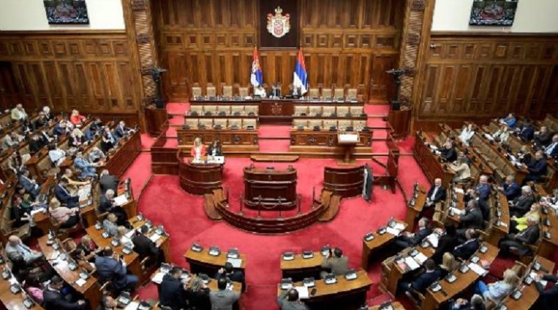 Skupština Srbije o bezbednosnoj situaciji