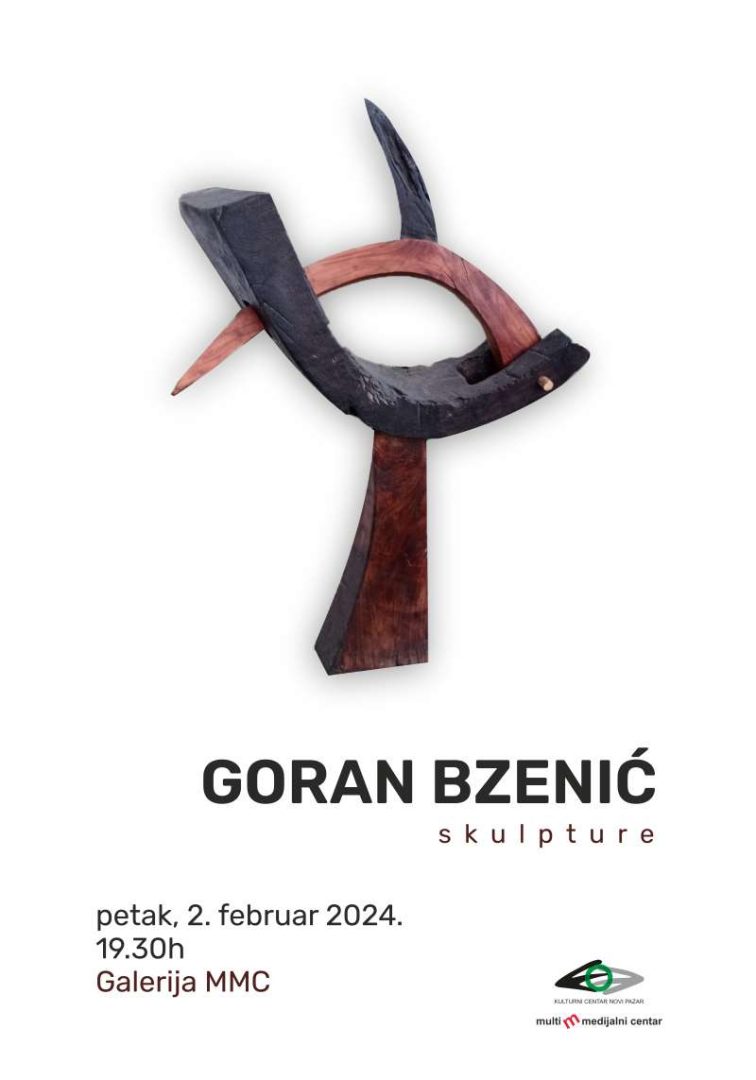Bzenićeve skulpture sutra u Novom Pazaru