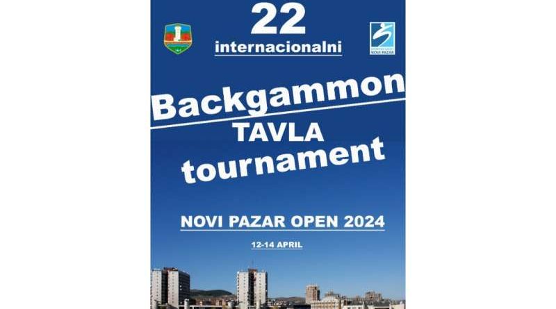 Otvoreno bekgemon-tavla prvenstvo Novog Pazara 2024