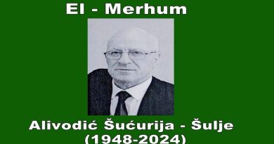 El merhum: Šućurija – Šulje Alivodić