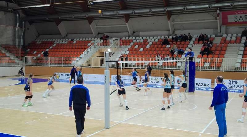 Odbojkašice Novog Pazara i Kleka u Sportskoj dvorani Pendik