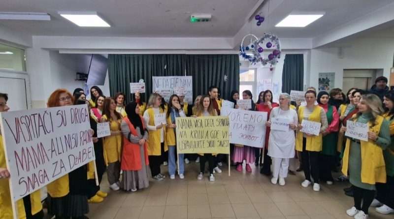 Štrajk upozorenja u vrtiću u Sjenici