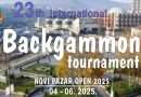 23. Otvoreno backgammon prvenstvo Novog Pazara