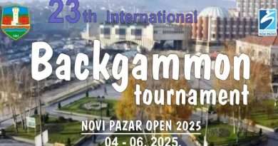 23. Otvoreno backgammon prvenstvo Novog Pazara