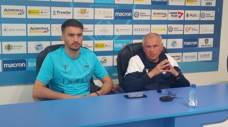 Vladimir Gaćinović i Željko Samčović pred utakmicu protiv Partizana