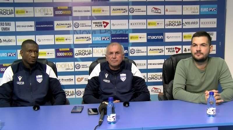 Vladimir Gaćinović i Abdulaj Sise na konferenciji za novinare