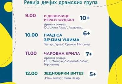 Mali teatar Novi Pazar na Festivalu humora za djecu u Lazarevcu