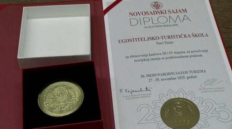 Ugostiteljsko-turistička škola osvojila zlatnu medalju