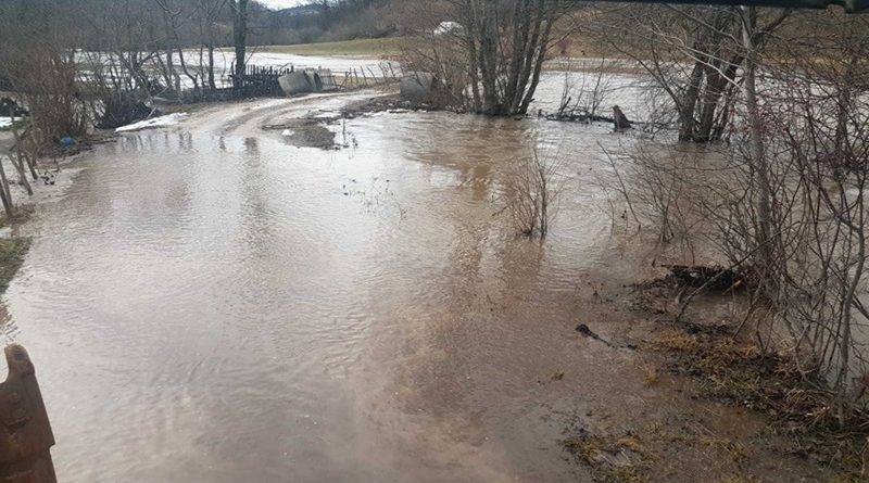 U pograničnim selima kod Priboja uvedena vanredna situacija zbog poplava