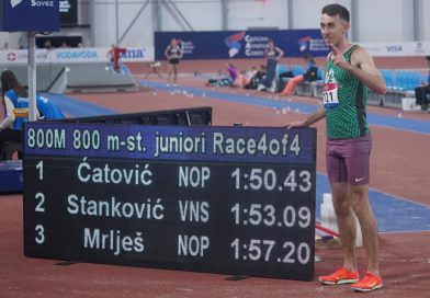 Rekordi Ćatovića i 20 medalja u dvorani na Banjici