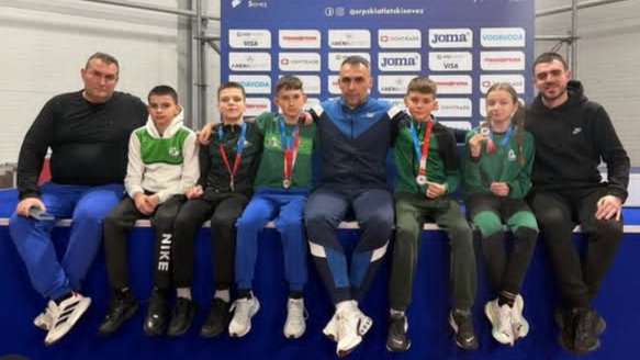 Atletičari Novog Pazara Alen Sejdović i Ahmed Ziljkić zlatni kod mlađih pionira