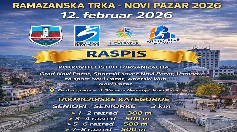 Sledi 27. Ramazanska ulična trka (četvrtak, 13.00)