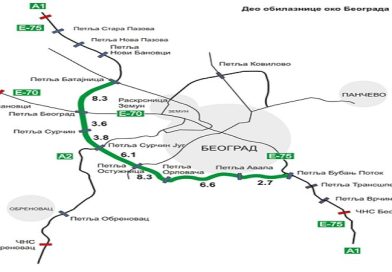 Od sutra naplata putarine za teretna vozila na obilaznici oko Beograda, TAG uređaj obavezan