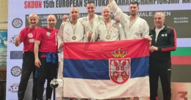 Karatisti Dušanu Belojici ekipno evropsko zlato u Egeru
