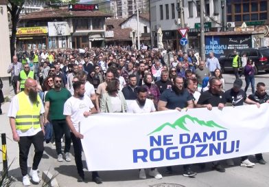 Protest protiv rudnika zlata na Rogozni