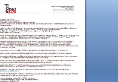 Zatražen uvid u ugovor i kompletnu dokumentaciju za parcelu na kojoj se odlaže otpad u Sjenici