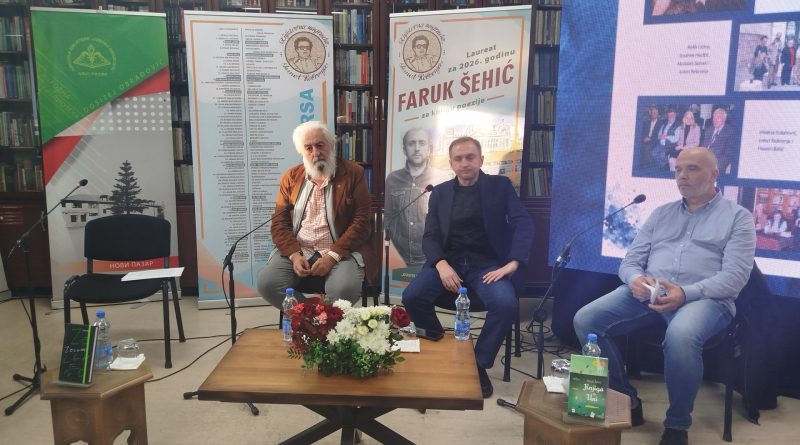Faruku Šehiću uručena književna nagrada “Ismet Rebronja”