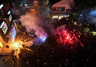 Mundijalska atmosfera u centru Novog Pazara (FOTO)
