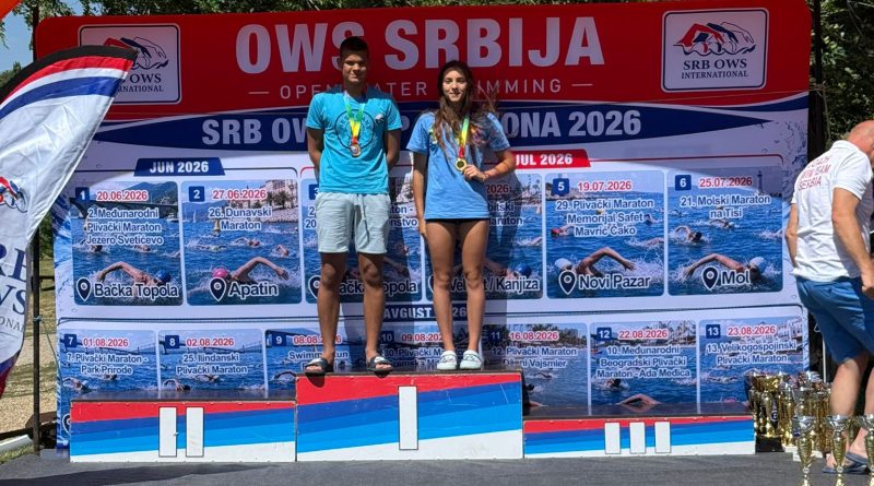 Filipović prvak države u plivanju na 7.5km na otvorenim vodama