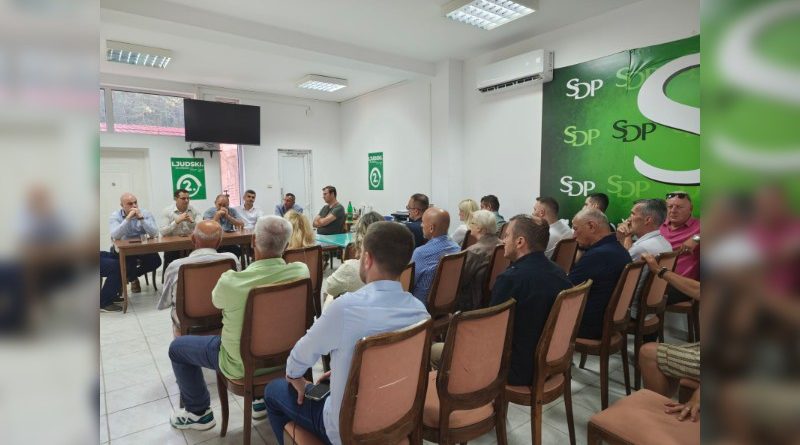 SDP ODRŽAO RADNI SASTANAK U PRIBOJU