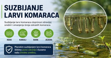 PLANSKO SUZBIJANJE LARVI KOMARACA U NOVOM PAZARU