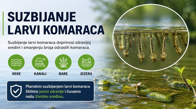 PLANSKO SUZBIJANJE LARVI KOMARACA U NOVOM PAZARU