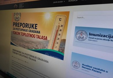 Zavod za javno zdravlje Novi Pazar objavio preporuke za zaštitu tokom toplotnog talasa