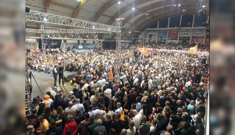 Puna hala „Pendik“ na predizbornom skupu liste „Rasim Ljajić – Ljudski“