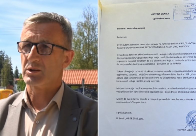 Nermin Ljajić podneo neopozivu ostavku na mesto direktora JKP „Vrela“ Nermin Ljajić podneo neopozivu ostavku na mesto direktora JKP „Vrela“
