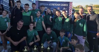 Atletičari Novog Pazara besprekorni na Prvenstvu Srbije u Požarevcu