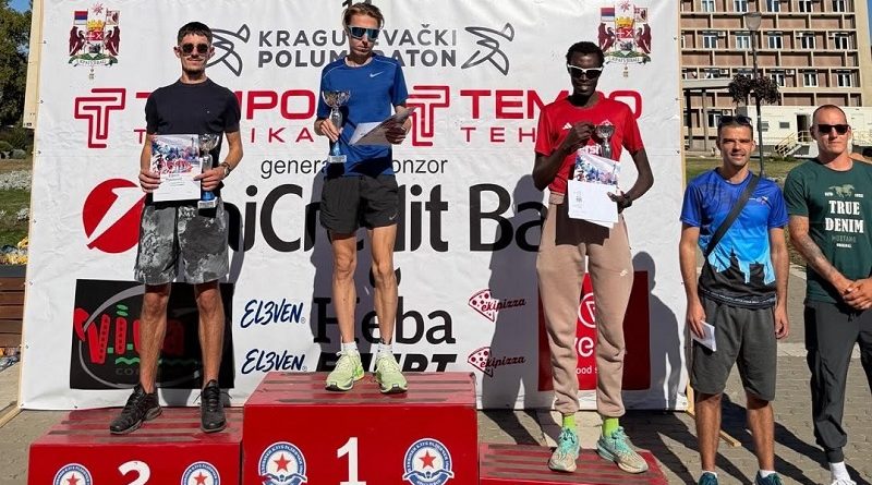 Kragujevački polumaraton: Pazarcima dva prva, dva druga i treće mesto