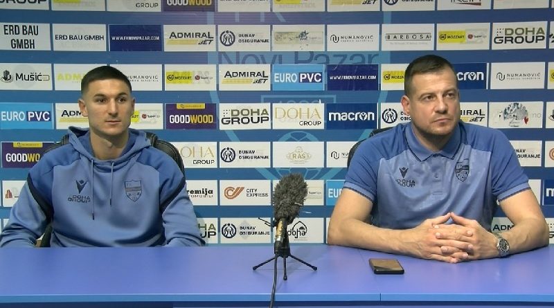 Nenad Lalatović i Stefan Melentijević na konferenciji za novinare