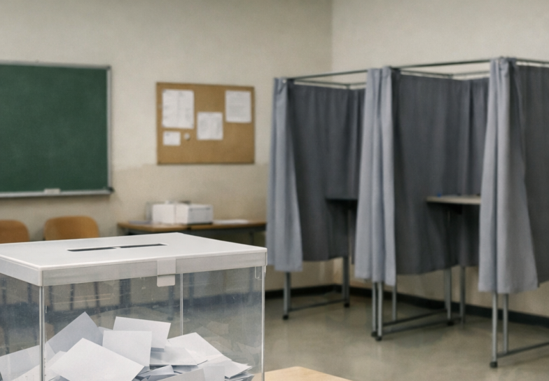 CeSID i Ipsos na osnovu 56 odsto uzorka: Studentska lista 52 odsto, Vučić 39,3 Generička ilustracija glasačke kutije i biračke kabine u biračkom prostoru.